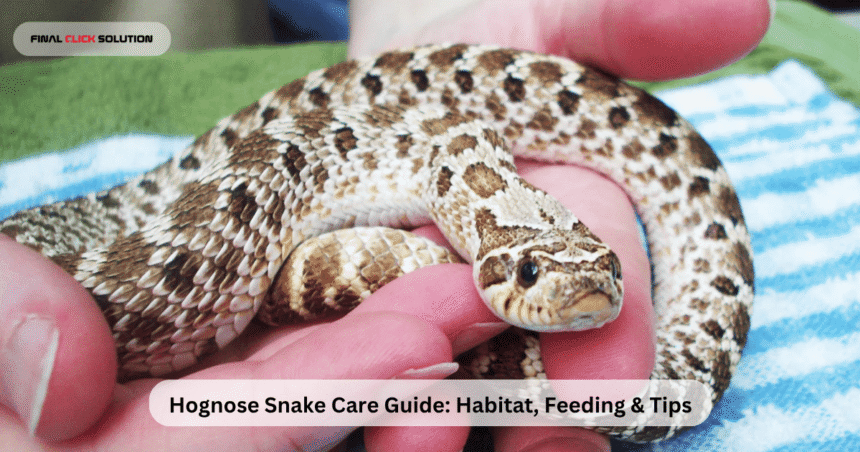 Hognose Snake Care Guide: Habitat, Feeding & Tips