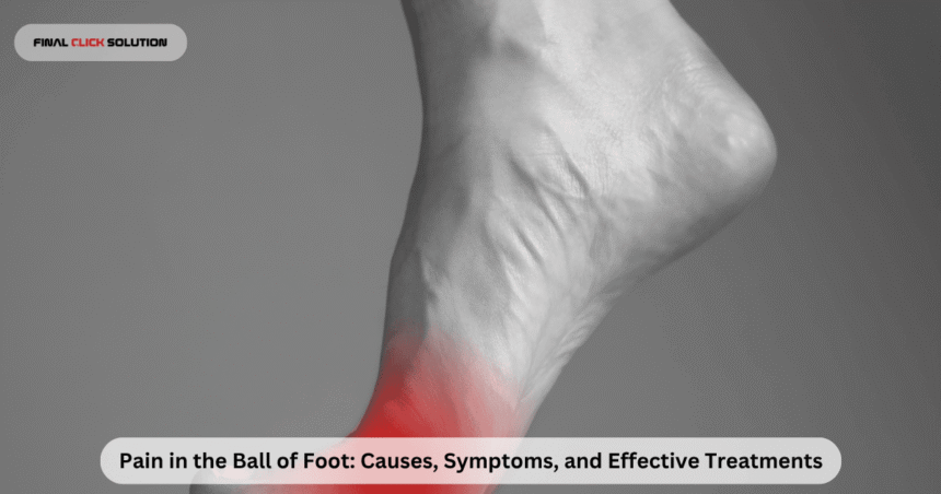 Pain in the Ball of Foot