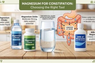 Magnesium for Constipation: Types, Dosage, and Safety