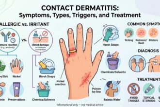 Contact Dermatitis Symptoms: Causes, Types, and Treatment