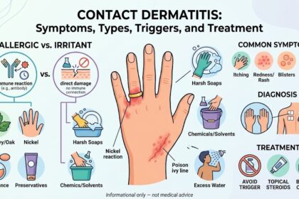 Contact Dermatitis Symptoms: Causes, Types, and Treatment