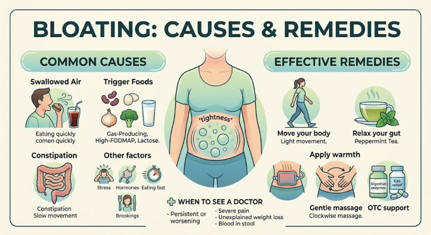 Bloating Causes and Remedies: Why You Feel Bloated and How to Get Relief
