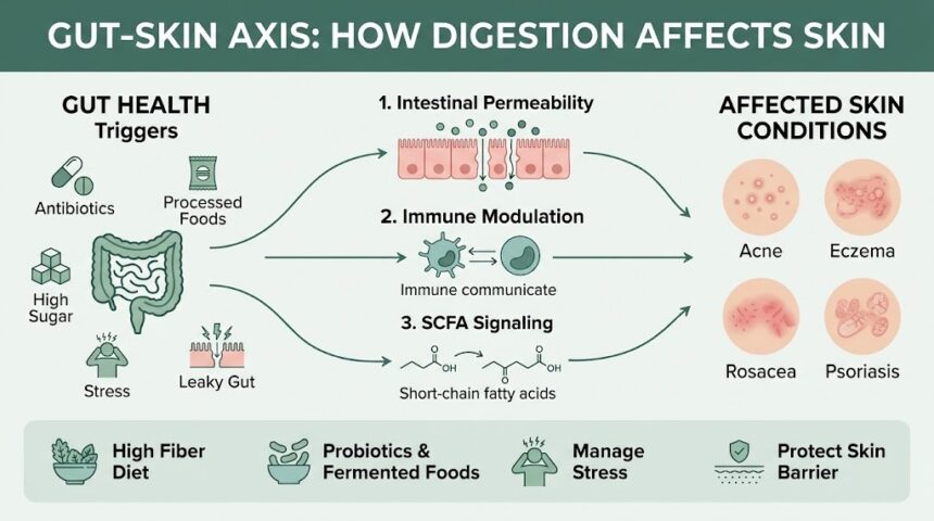 Gut-Skin Connection: How Digestion Affects Your Skin