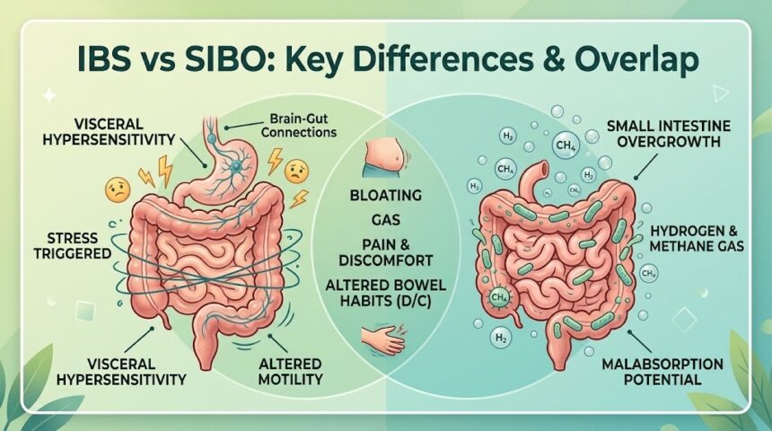 IBS vs SIBO: Key Differences, Overlap, and How to Tell Them Apart