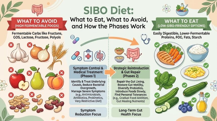 SIBO Diet: What to Eat, What to Avoid, and How the Phases Work
