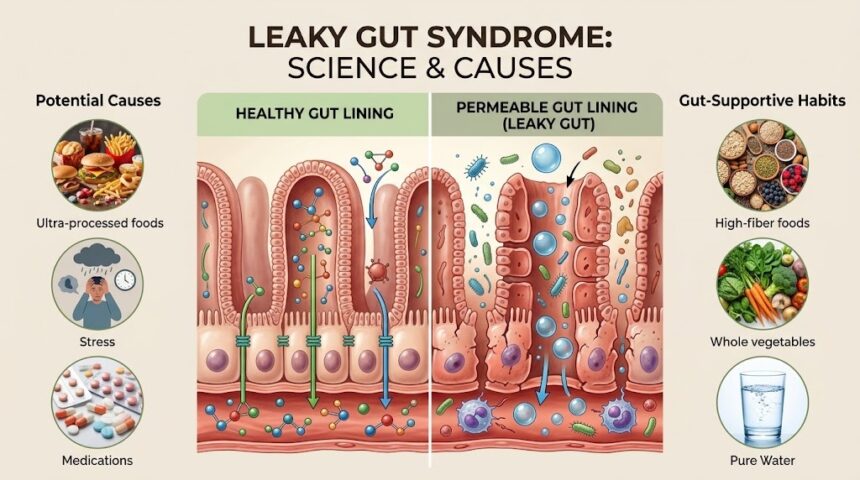 Leaky Gut Syndrome: Causes, Symptoms, and What the Evidence Shows