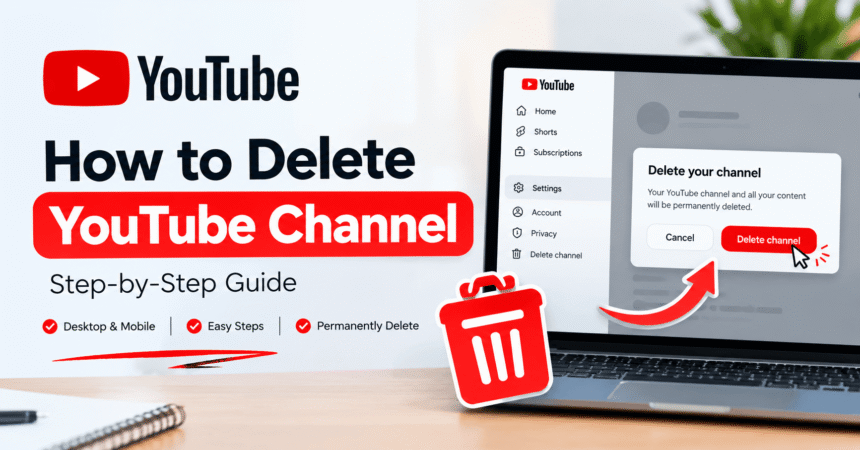 How to Delete a YouTube Channel: Computer, Phone and Hide Option (2026)