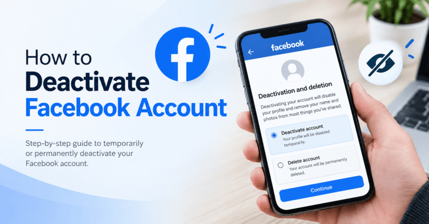How to Deactivate Facebook Account: Phone and Desktop Steps (2026)